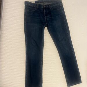 Hollister Men's Deep Indigo Straight Jeans